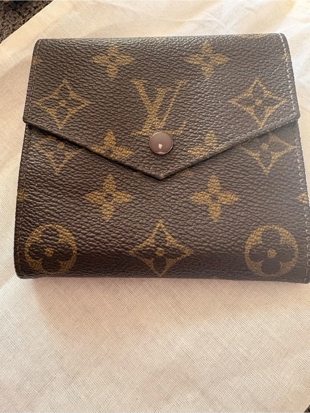 Vintage Louis Vuitton Monogram Compact Wallet made in France